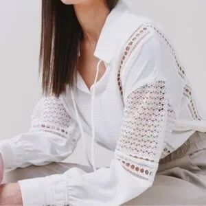 Brochu Walker Kaia White Blouse